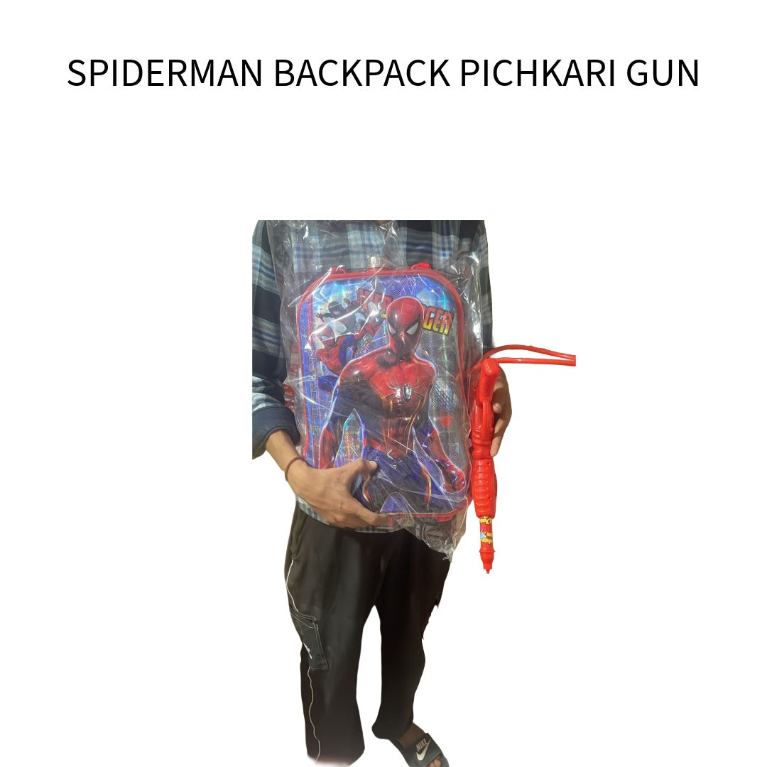 SPIDERMAN BACKPACK PICHKARI GUN