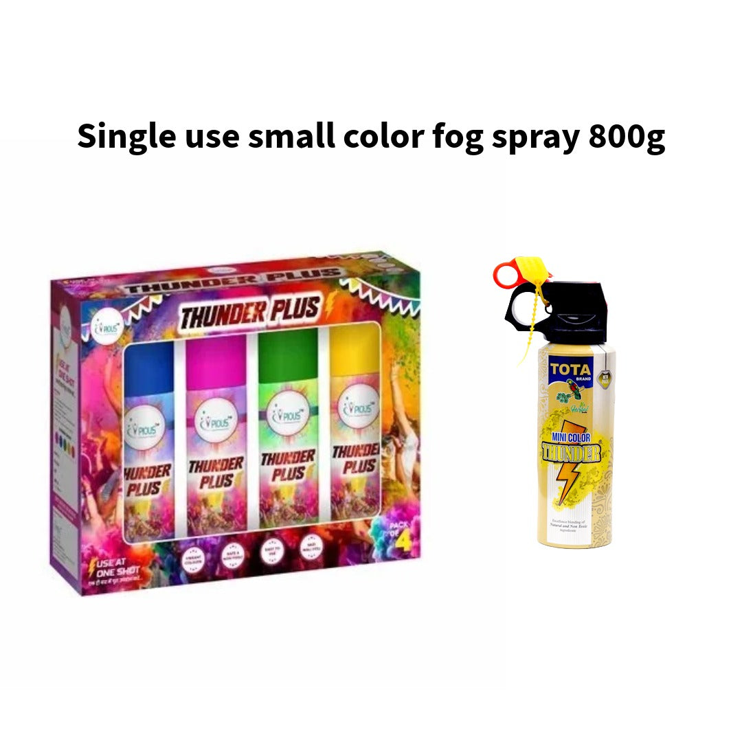 SINGLE USE SMALL COLOR FOG SPRAY 800 G