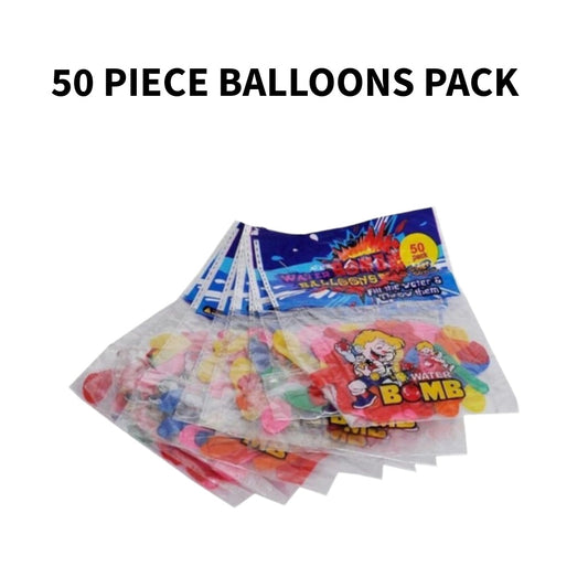 50 PIECE BALLOONS PACK