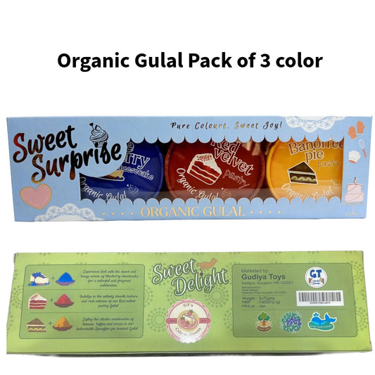 ORGANIC GULAL PACK OF 3 COLOR